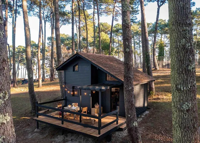 Campingplatz Slow Village Biscarrosse